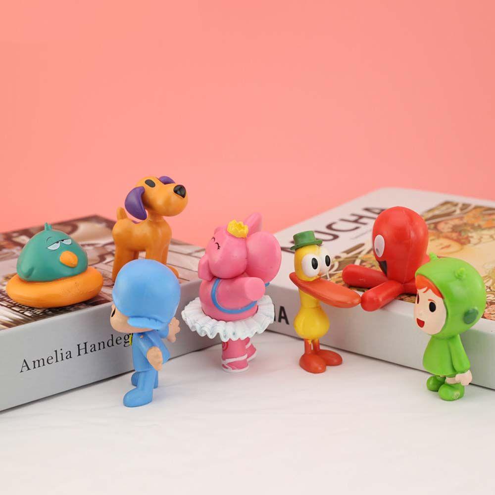 Set 7 Mô Hình Đồ Chơi Nhân Vật Pocoyo