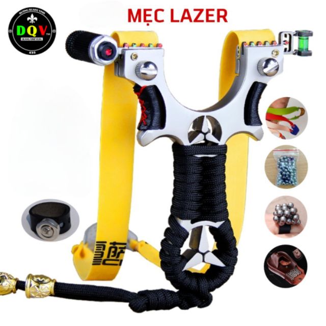 Ná cao su MẸC nguyên khối Inox đèn Lazer có thước ngắm