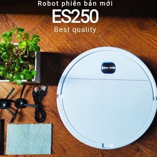 Robot hút bụi mịn lông động vật tóc rụng tự động ES250 pin sạc lại hàng nhập khẩu bảo hành 12 tháng  1 đổi 1