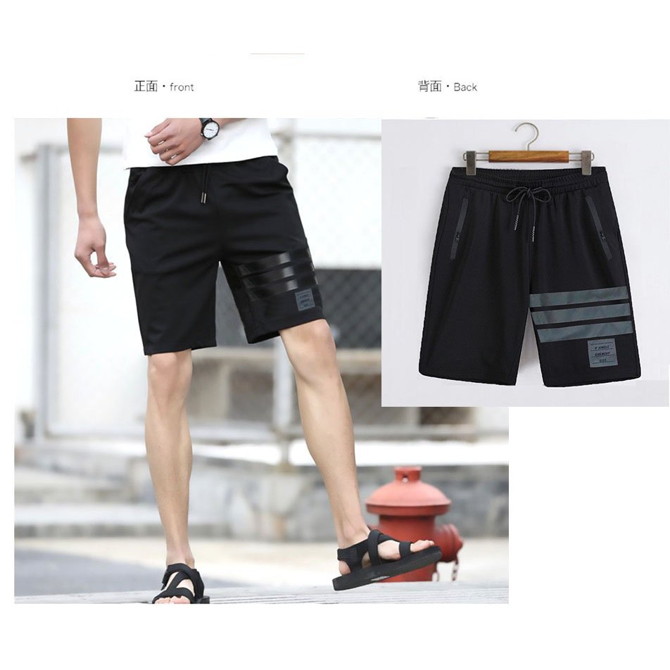 ❤️ GIÁ SỈ ❤️ Quần short unisex nam chất BOLY CÓ KHÓA TÚI PHỐI SỌC