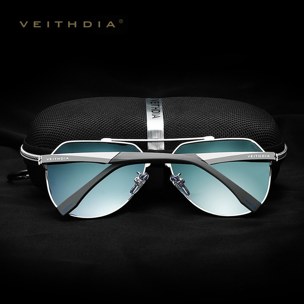 VEITHDIA Aluminium Magnesium Sunglasses Polarized Eyewear Sun Glasses Men 2019 Design Goggle Eyewear Accessories shades