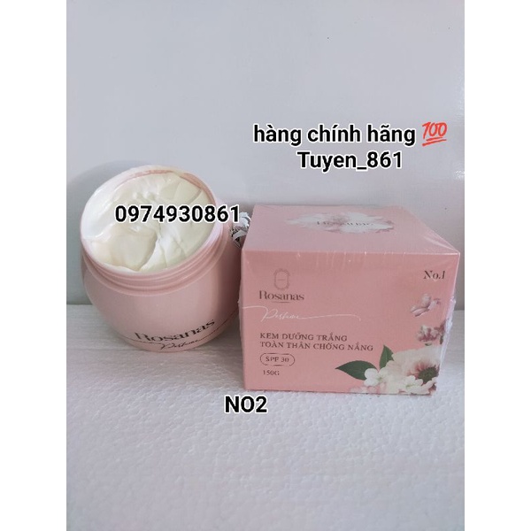 ROSANAS kem body  hộp 150g