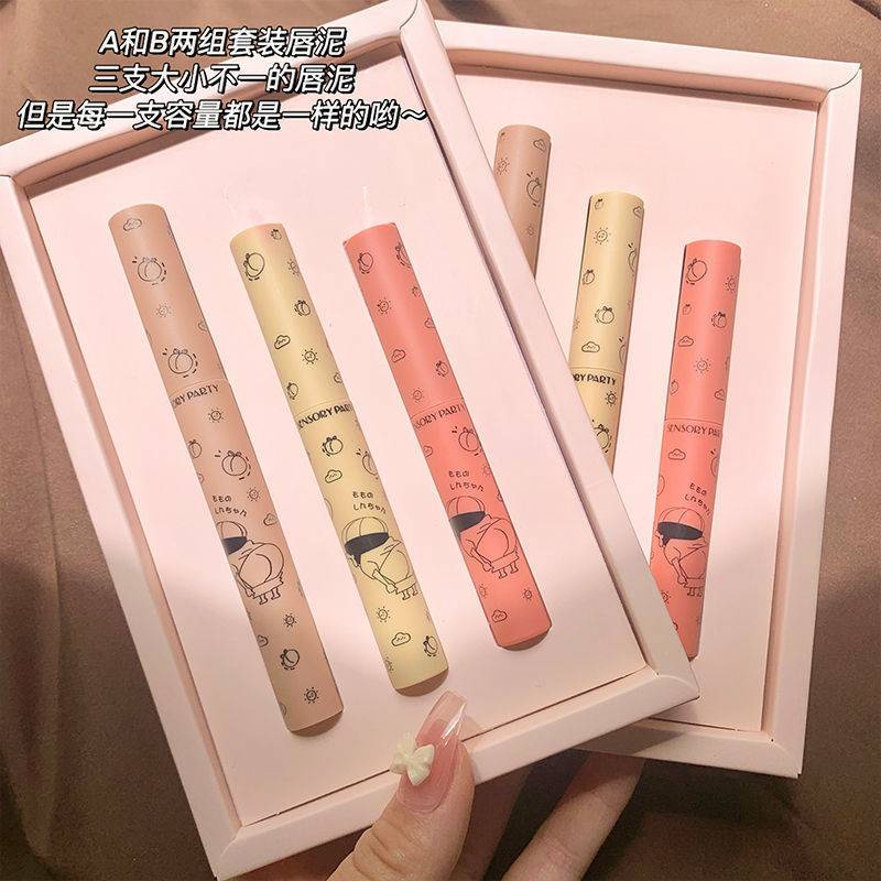 [Hàng mới về] Set 3 son kem lì dưỡng ẩm lâu trôi
