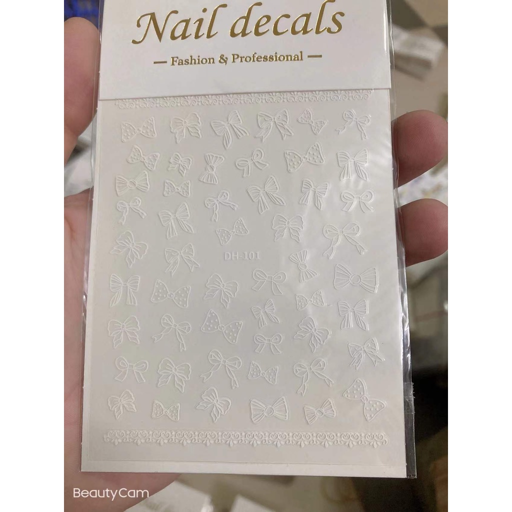 stiker trang tri nail 101