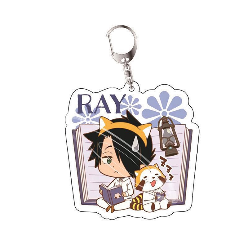 Móc Khóa Hình Nhân Vật Hoạt Hình Yakusoku No Neverland