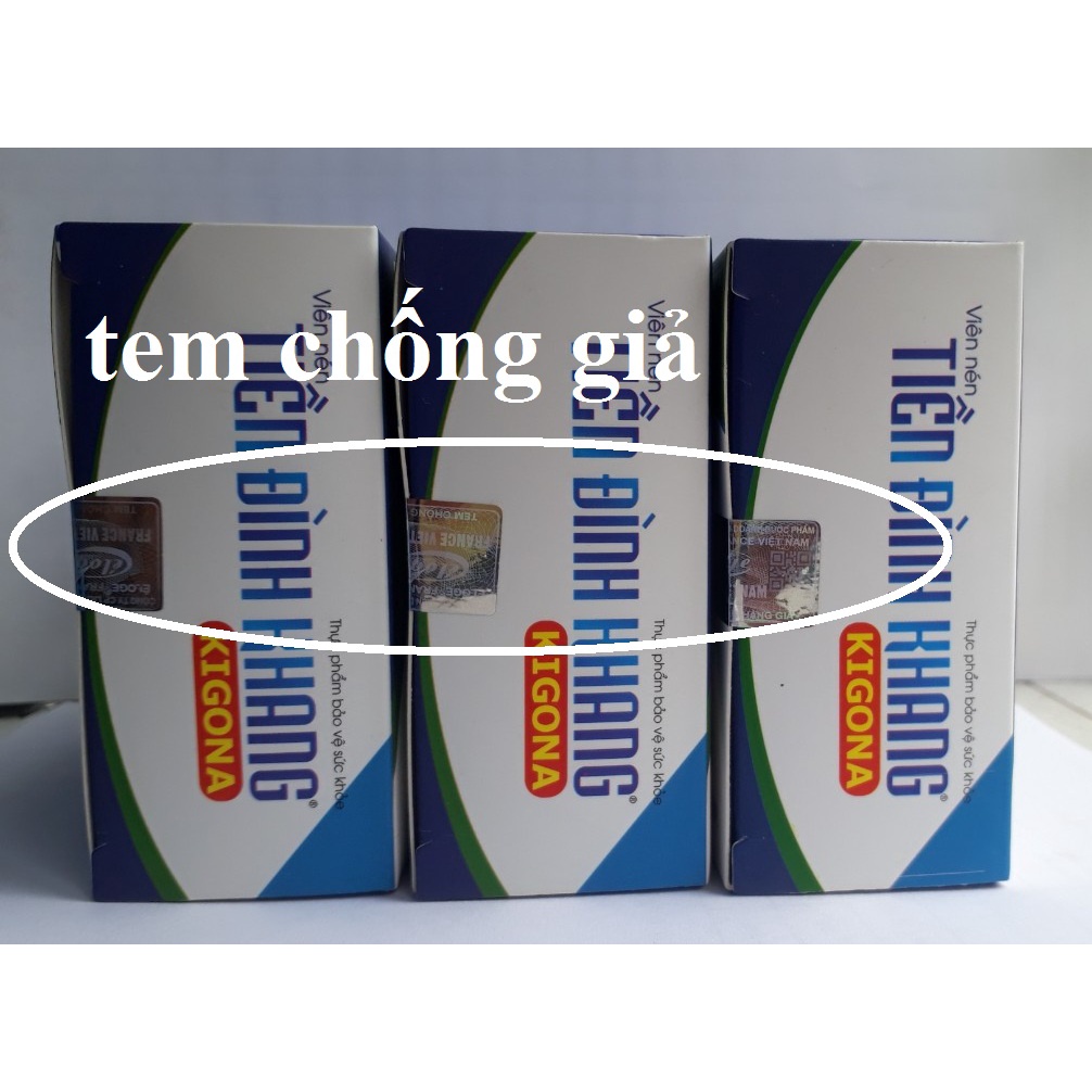 TIỀN ĐINH KHANG Kigona   - Rối loạn tiền đình, đau đầu, hoa mắt, chóng mặt, hoạt huyết, an thần