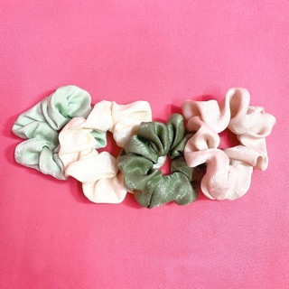 Cột tóc Scrunchies voan lụa cao cấp size L