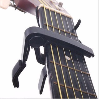 Capo guitar acoustic/guitar classic dài PL 5A7 (Màu đen)
