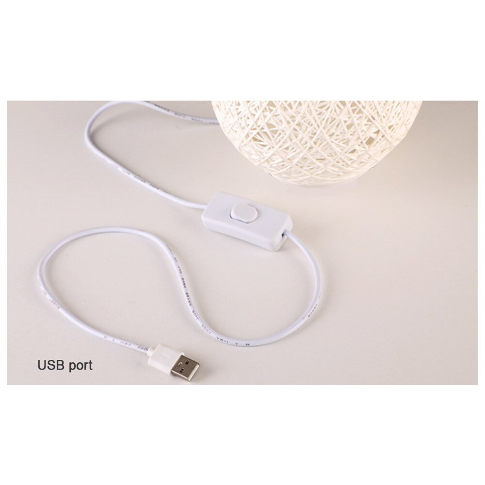 3 Color 3W LED Sepak takraw Lamp USB plug Bedroom Night Light Home Décor