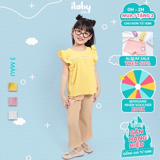 Áo cho bé gái ILABY áo cách điệu cánh bướm [22IG00600431]