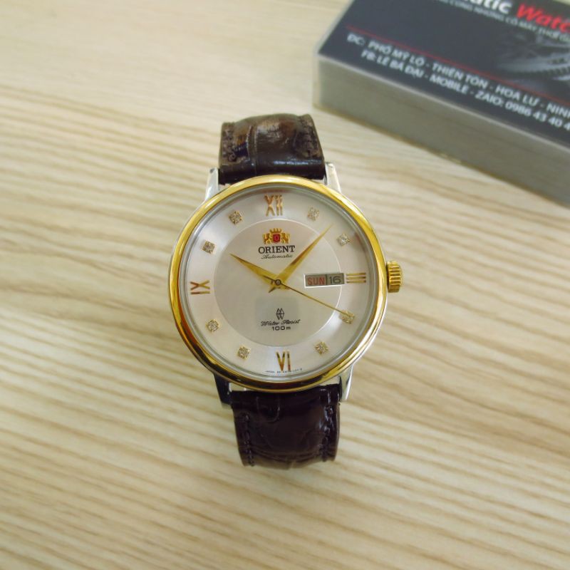 Đồng hồ cơ nam ORIENT Automatic nhật bãi xịn máy cơ tự động nạp cót