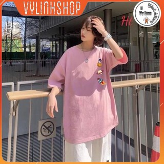 Áo phông 3d 3 logo nam nữ mặc hè vảo cotton su unisex