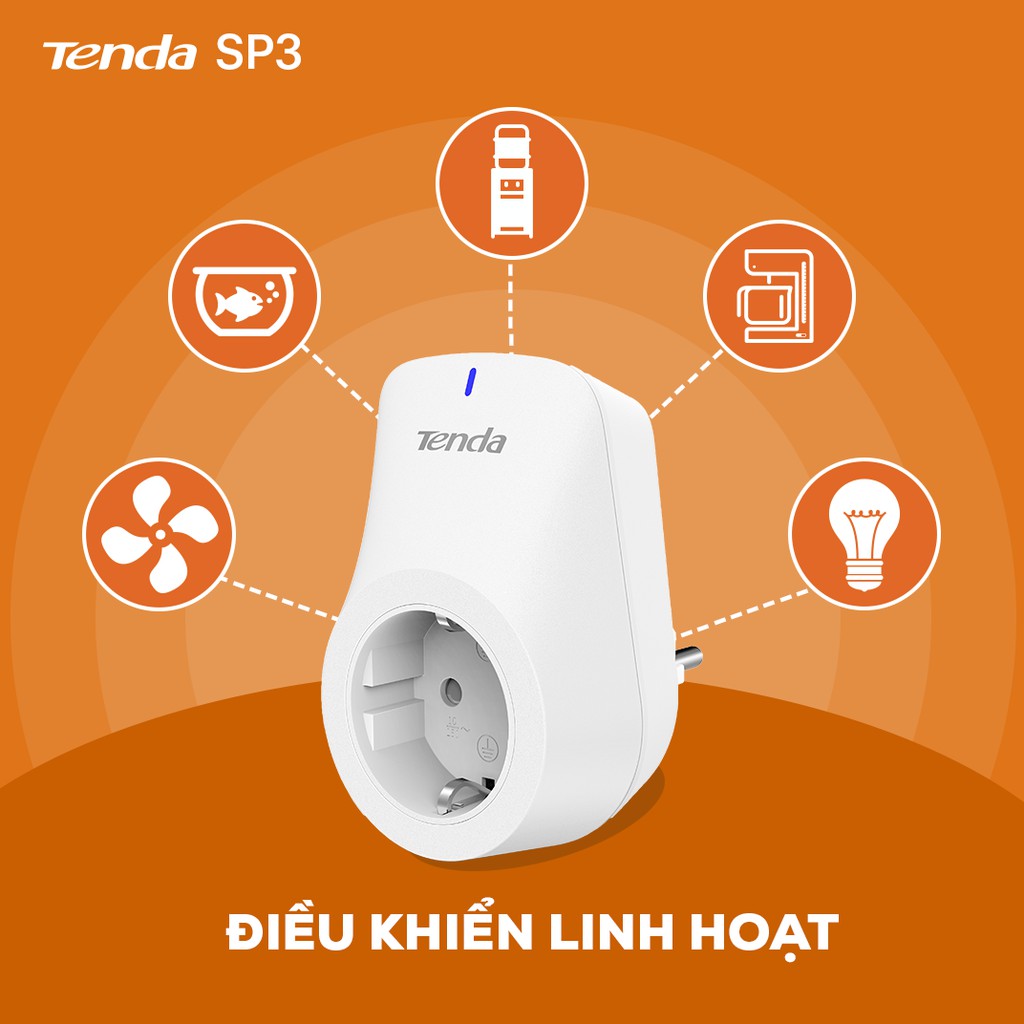 Tenda ổ cắm điện wi-fi thông minh điều khiển từ xa sp3 - ảnh sản phẩm 4