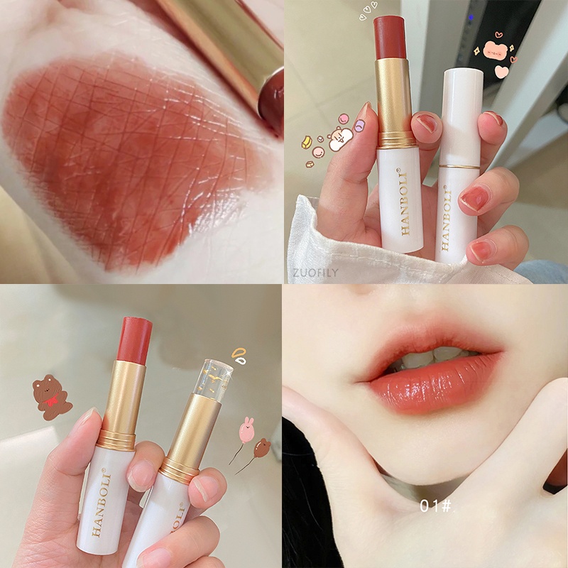 Son Dưỡng Môi Chiết Xuất Lá Vàng Thay Đổi Màu Sắc Theo Nhiệt Độ Lâu Trôi