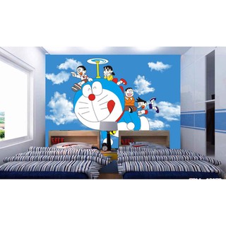 Tranh dán tường 3d tranh trang trí cho bé Doremon BINBIN TB74 (Có in theo yêu cầu)