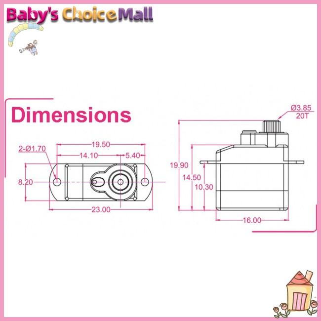 Phụ Kiện Bánh Răng Kỹ Thuật Số Mini Áp Suất Thấp Chuyên Dùng