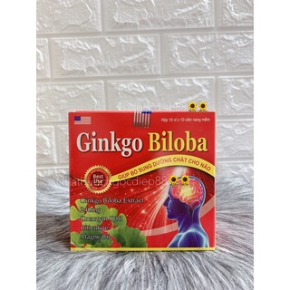 Viên uống bổ não Ginkgo Biloba 240mg hộp màu đỏ