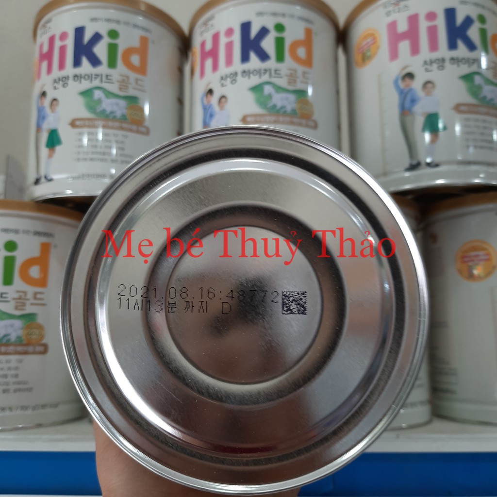 Sữa dê núi Hikid Gold 700g hàng chính hãng (trẻ từ 1-9 tuổi)