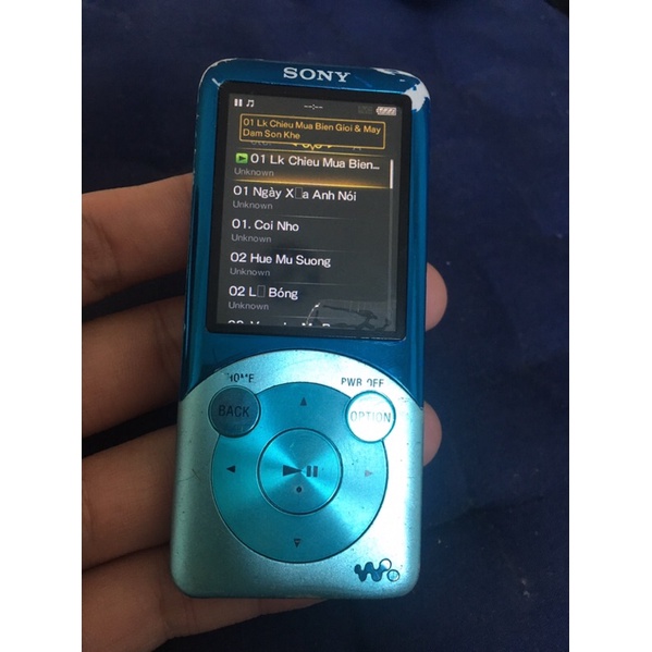 Máy nghe nhạc sony wlkman s755 16g