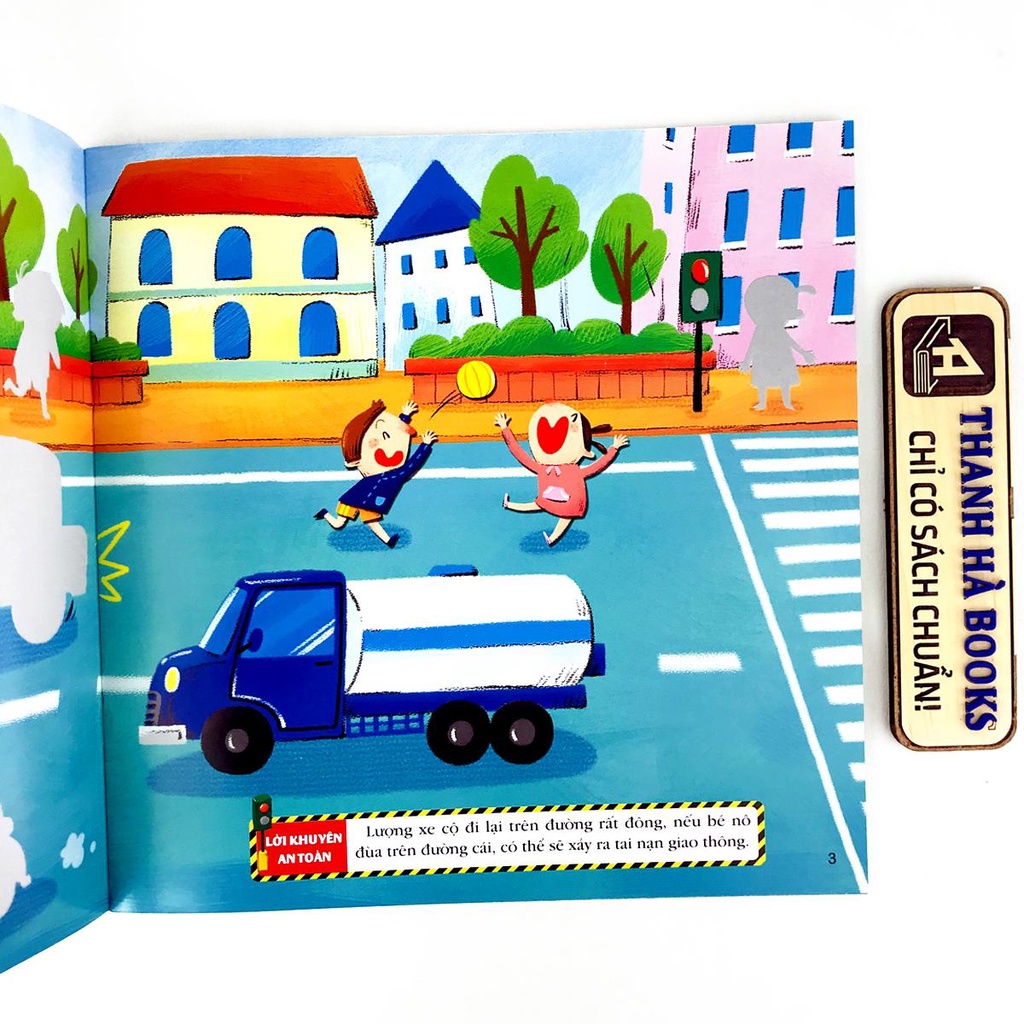 Sách - Sticker Kỹ năng an toàn cho bé - lẻ tùy chọn (Dành cho trẻ từ 2-5 tuổi) với gần 500 sticker