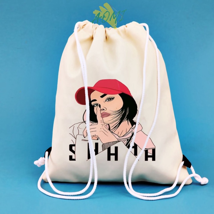 BALO MINI GIRL COOL VUHUYENSTORE DÂY RÚT NHỎ XINH UNISEX CHẤT CANVAS THỜI TRANG CUTE XINH ĐẸP TIỆN ÍCH D