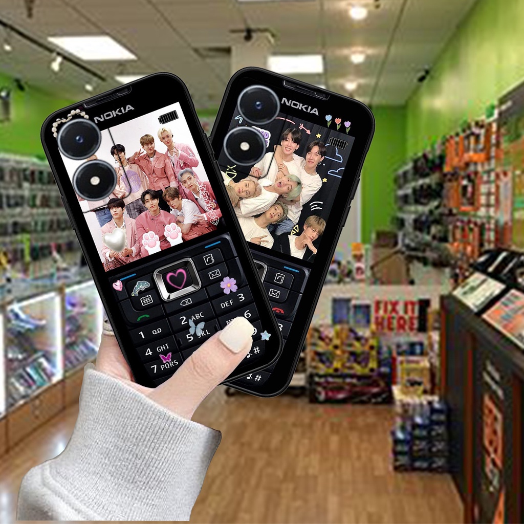 Ốp Vivo Y16 / Y02S / Y01 bộ hình điện thoại nokia huyền thoại , BTS , Vpop cute