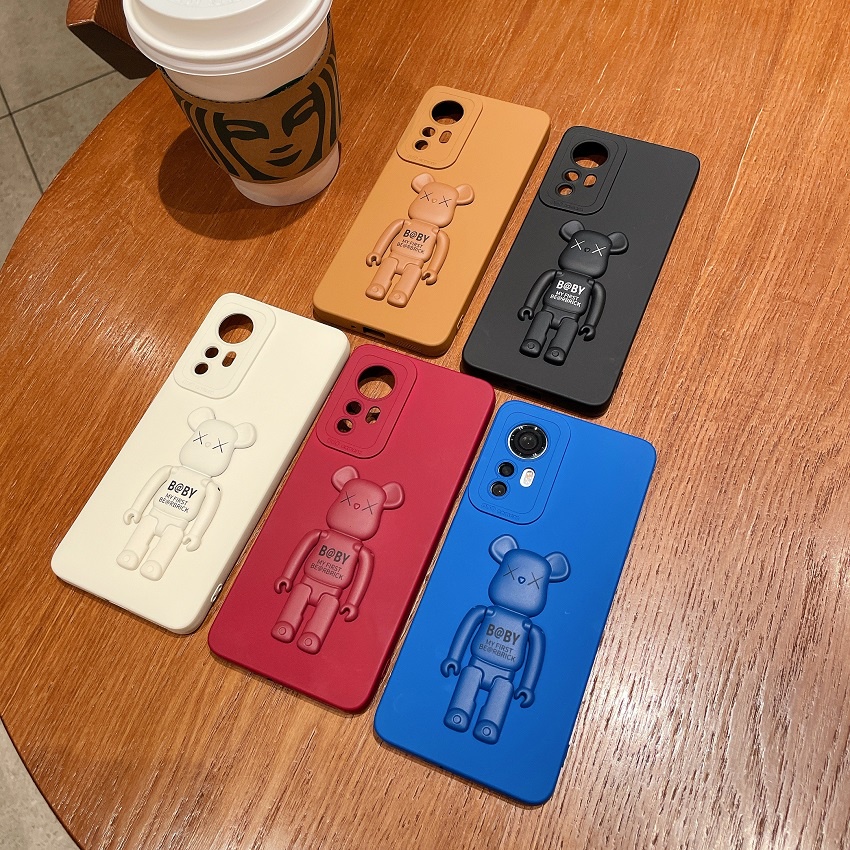 Ốp Điện Thoại TPU Mềm Có Giá Đỡ Họa Tiết Hoạt Hình Cho Xiaomi Mi 12 12s 12X 11 Pro Lite