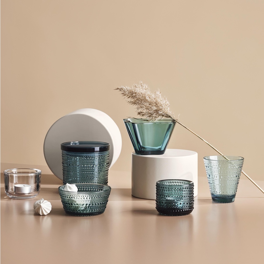 Bát thủy tinh Kastehelmi 230ml Iittala màu Xanh biển