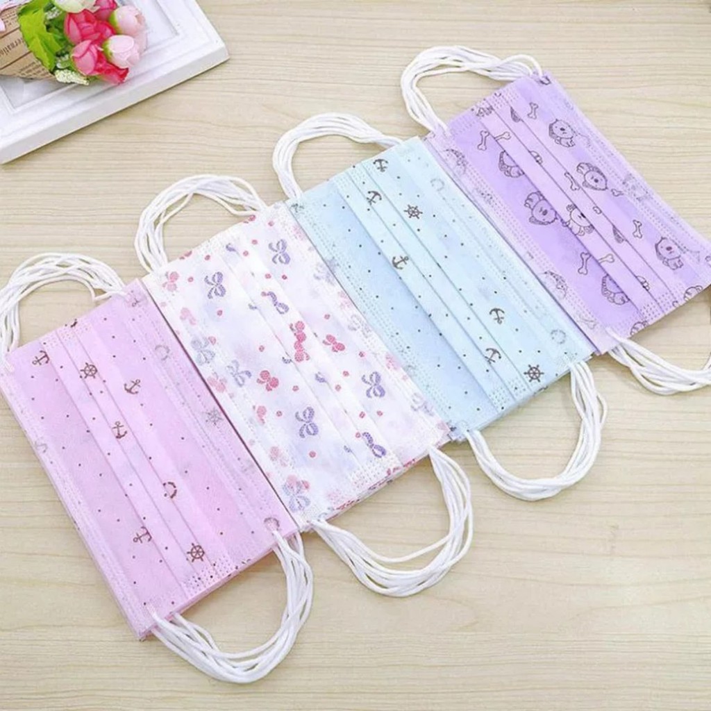 Set 10 Khẩu Trang Y Tế 3 Lớp In Họa Tiết Kháng Khuẩn | BigBuy360 - bigbuy360.vn