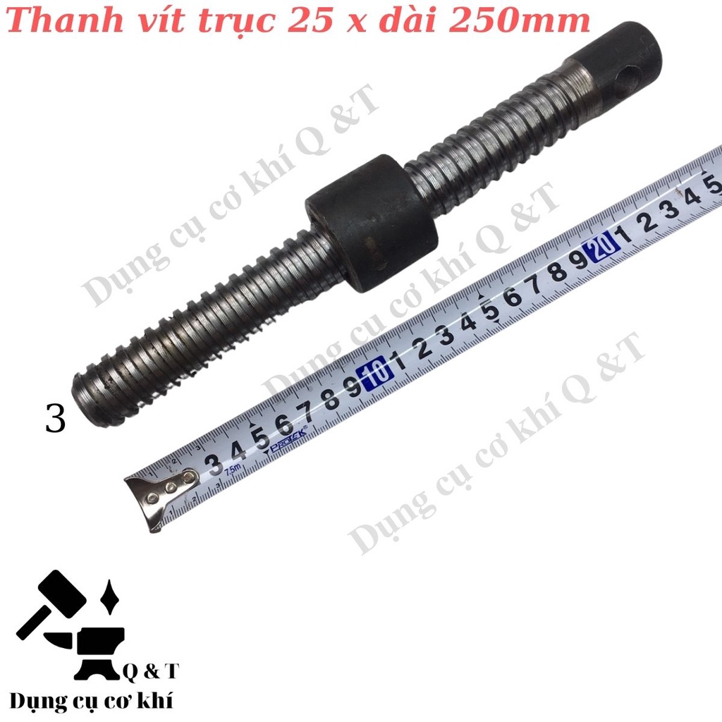 Vít me trục 25mm dài 250mm và 300mm