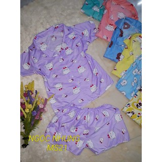 Combo 5 bộ pijama, bộ 2 dây