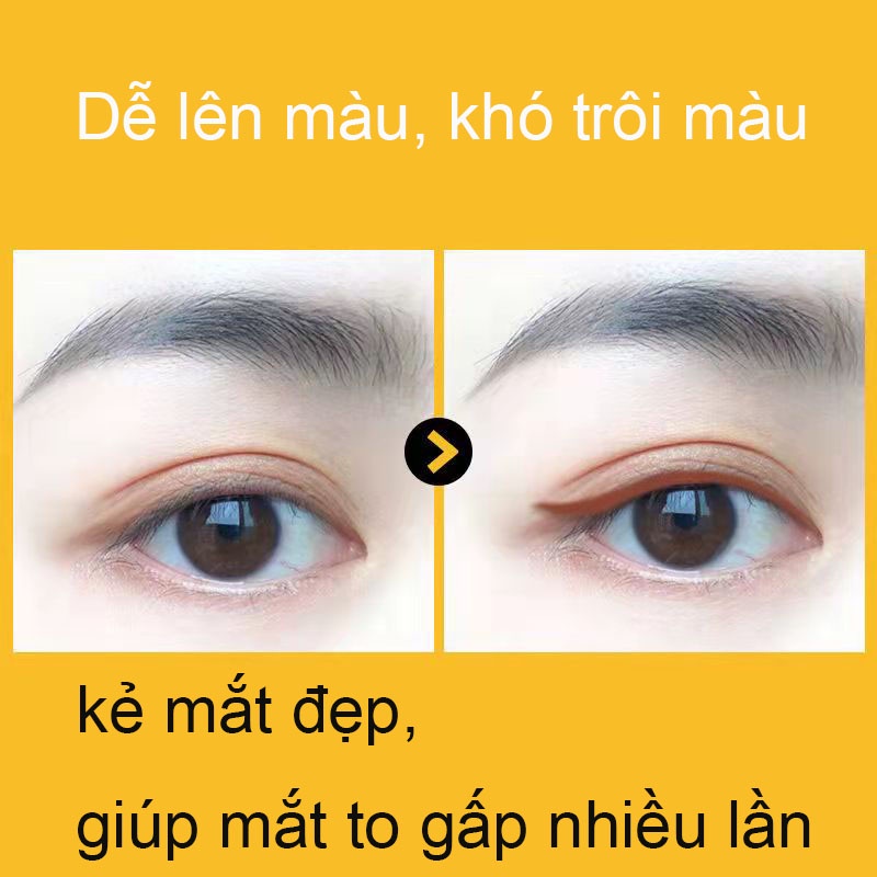 Bút Kẻ Mắt 5 Màu Nét Mảnh Chống Nước Nhanh Khô Chống Nhòe Lâu Trôi, Đầu Lông Mảnh, Kẻ Mắt Dạng Lỏng Không Gây Hại Cho Da
