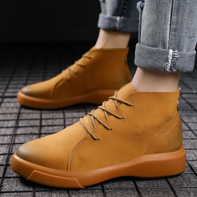 high cut shoes boot men ankle boots men high boot men Boots for men booties Martin boots 46 Ankle Boots 47 high boots Martin boots men black boots Chelsea boots 47 big size boots 45 46 47 large size boots  men boot