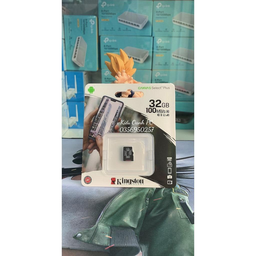 Thẻ Nhớ MicroSD Kingston 64GB Class 10 100Mbs Bảo hành 60 Tháng - 32/64/128GB
