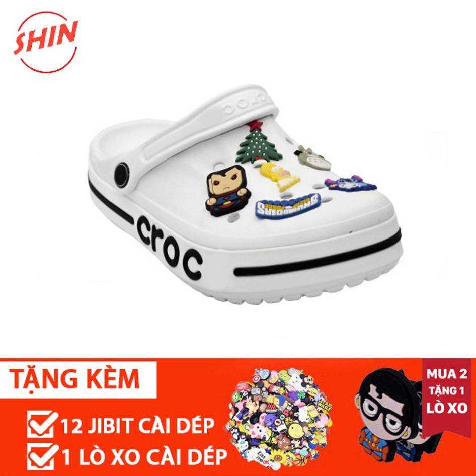 dép cross đế bánh mìFREESHIPDÉP cross hotrend BAya trắng