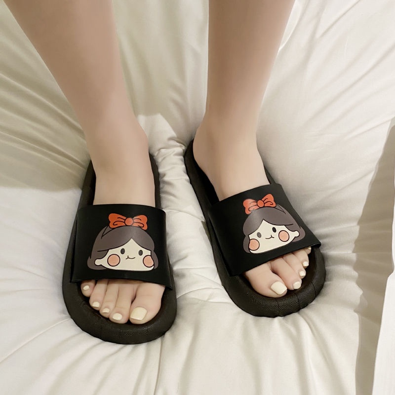 Dép Đi Trong Nhà Họa Tiết Hoạt Hình Đáng Yêu Cho Nam Nữ
