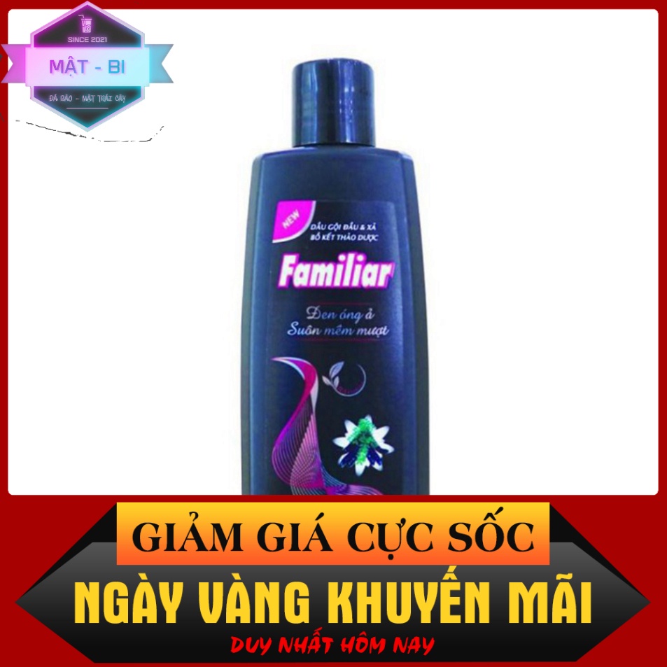 Combo Dầu Gội Familiar Tinh Chất Bưởi và bồ kết chai 250ml
