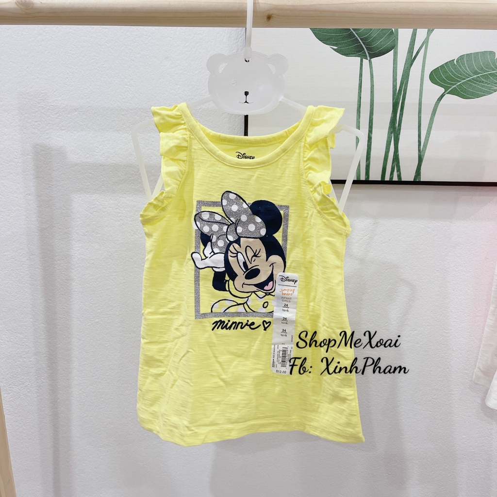 Áo thun cánh tiên hoạt hình Disney bé gái size 6-7y