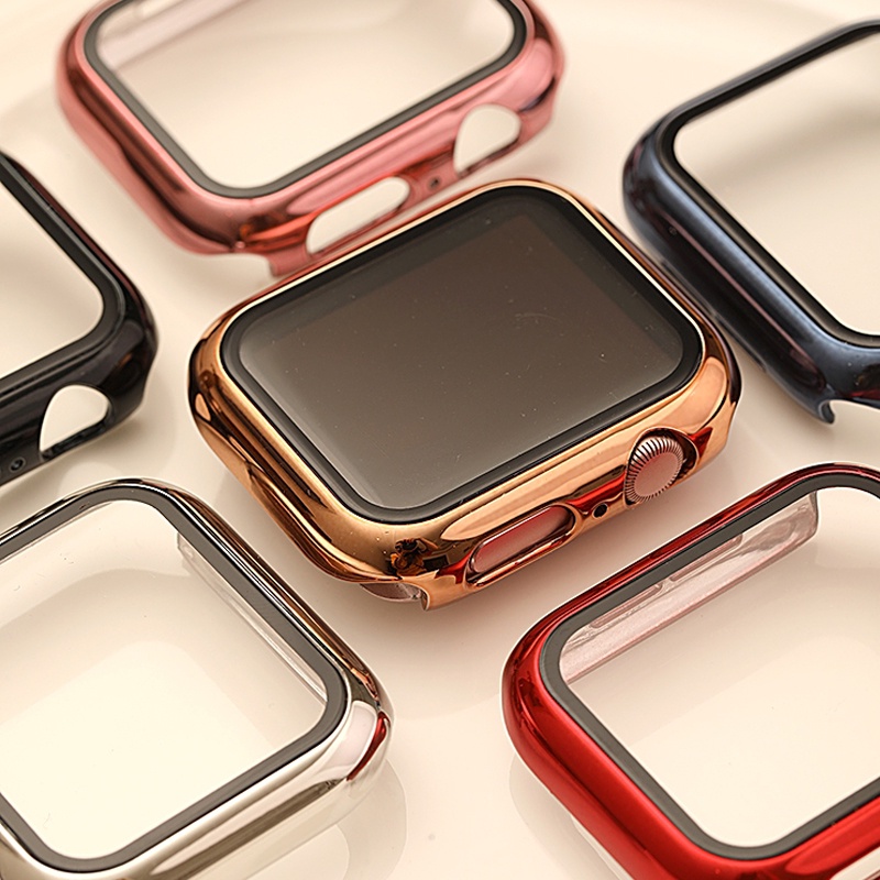 Kính Cường Lực Bảo Vệ Màn Hình Apple Watch 38mm 40mm 42mm 44mm Cho Apple Series 6 5 4 3 2 Se T500