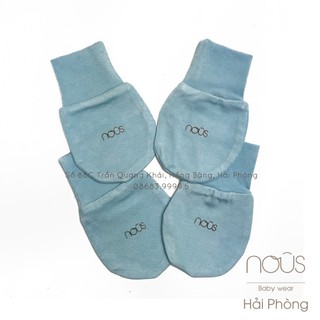 Set 2 đôi bao tay bo petit xanh dương nous