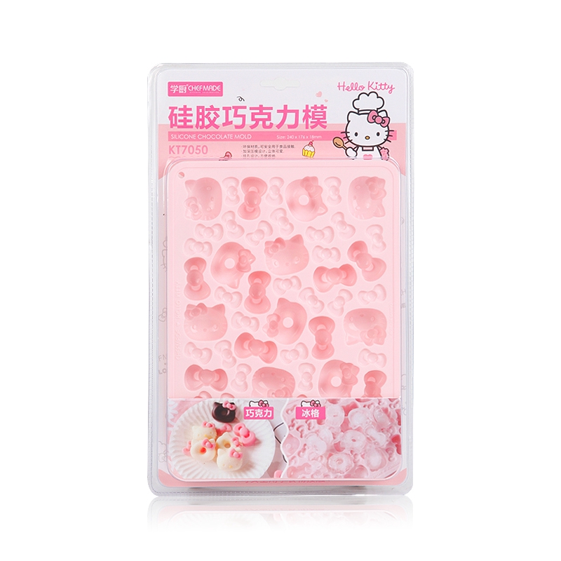 CHEFMADE Khuôn Silicon Làm Đá / Sô Cô La / Thạch Hình Mèo hello kitty