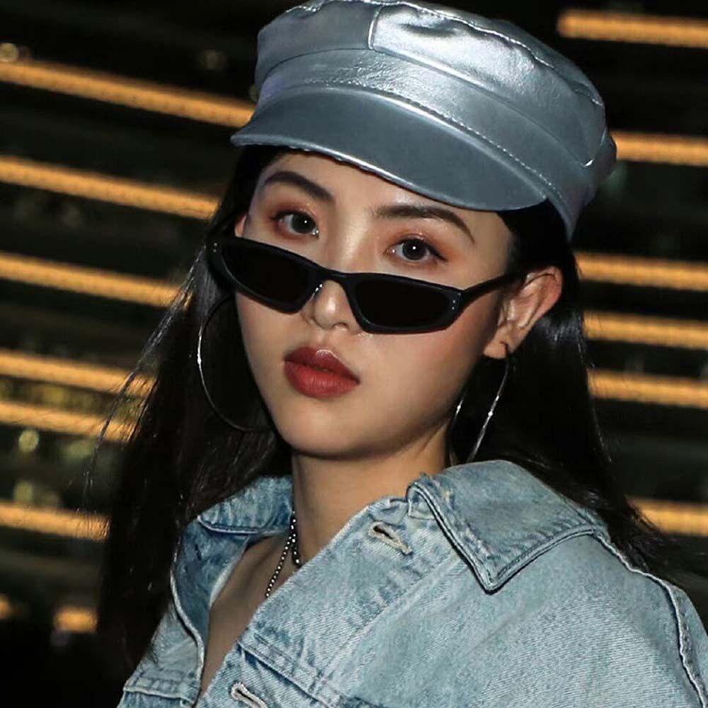 Kính Mát Hình Tam Giác Họa Tiết Da Báo Chống Tia UV400 Thời Trang Cho Nữ