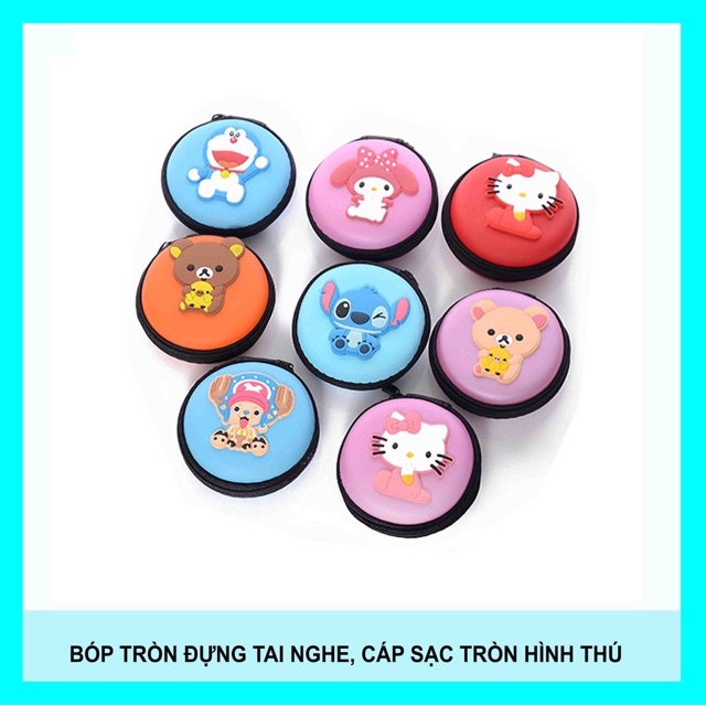 BÓP ĐỰNG TAI NGHE - CÁP SẠC HÌNH THÚ