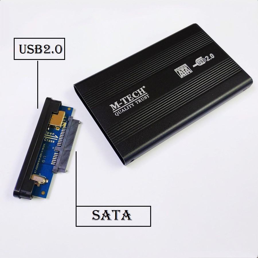 Hộp Đựng Ổ Cứng M-Tech Hdd 2.5 "Sata Usb 2.0 Vỏ | BigBuy360 - bigbuy360.vn