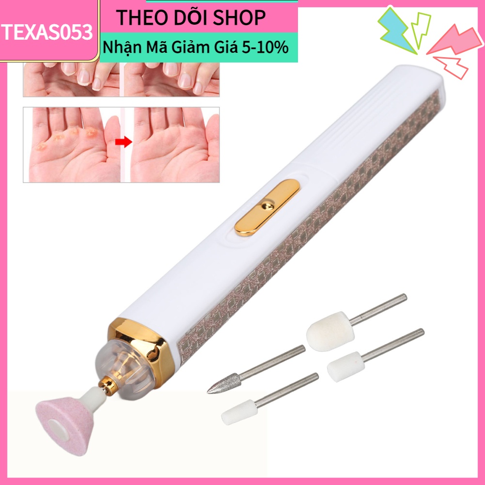 [Hàng mới về] Máy Mài Móng Mini Cầm Tay điện không dây 2 tốc độ usb có thể sạc lại【Texas053】