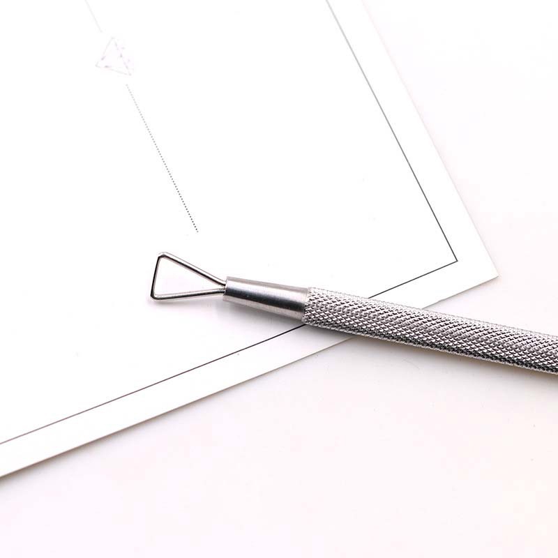 Dụng Cụ Loại Bỏ Sơn Móng Tay Bằng Thép Không Gỉ Tiện Dụng