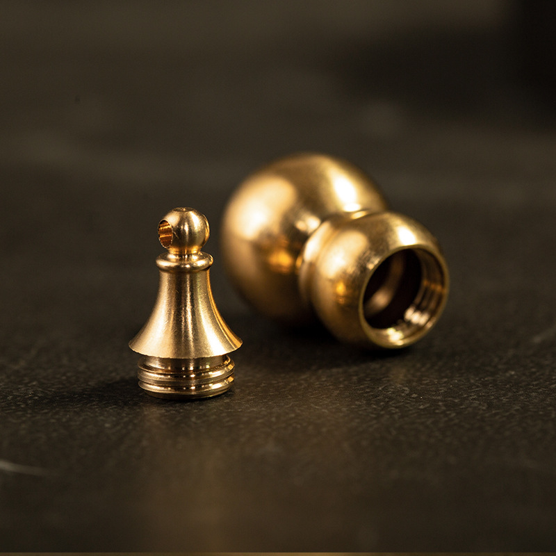 Mặt móc khóa bằng kim loại hình quả bầu sáng tạo