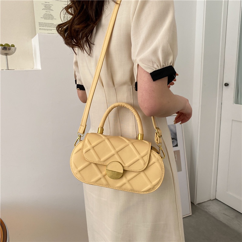 Túi Đeo Một Bên Vai Màu Trơn Thời Trang Đơn Giản Phong Cách Phương Tây Dành Cho Nữ 2022