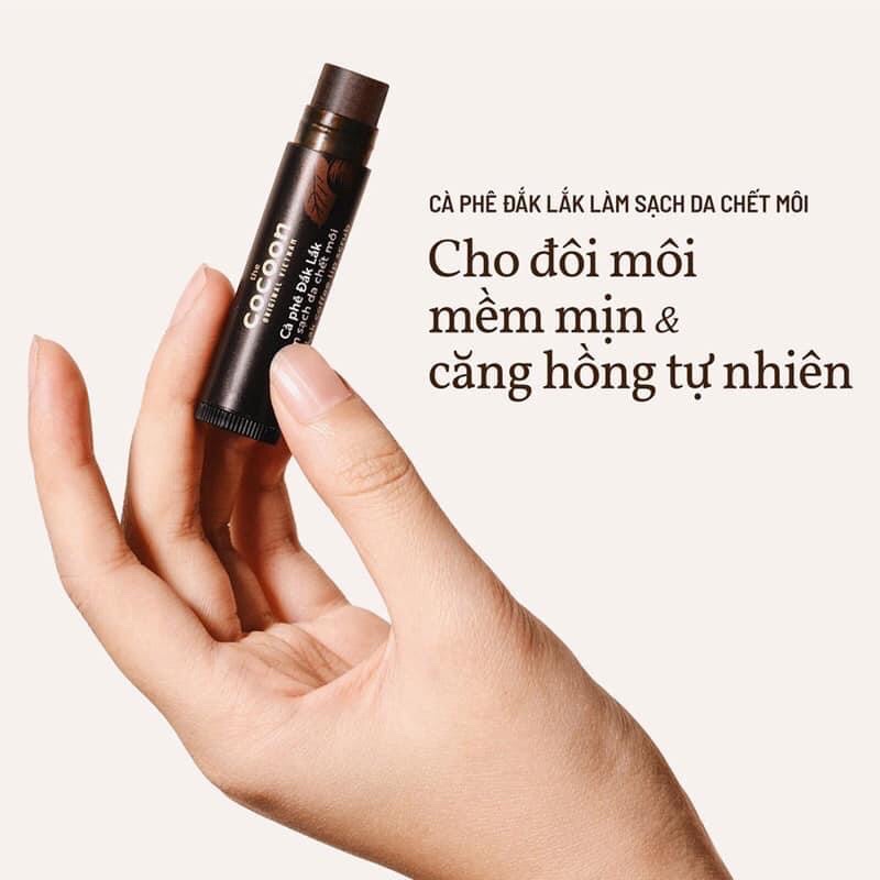 TẨY DA CHẾT MÔI HẠT CÀ PHÊ ĐẮK LẮK COCOON CHO ĐÔI MÔI MỀM MỊN CĂNG BÓNG | BigBuy360 - bigbuy360.vn