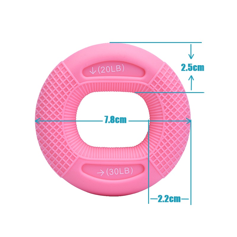 Vòng silicone tập cầm nắm tay và cơ tay có thể điều chỉnh